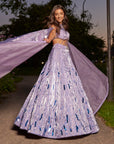 Purple Lehenga Set