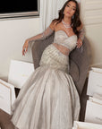 Grey Fishcut Gown