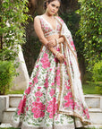 Ivory Hand Painted Lehenga Set - ivory lehenga set Canada