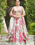 Ivory Hand Painted Lehenga Set - ivory lehenga set Canada