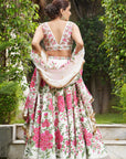 Ivory Hand Painted Lehenga Set - ivory lehenga set Canada