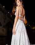 Grey Corset Lehenga Set - embroidered lehenga