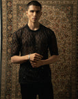 Black Printed Jacket Set - mens indian outfits