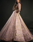 Lilac Lehenga with Blouse and Dupatta - lehenga lehenga choli