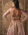 Lilac Lehenga with Blouse and Dupatta - lehenga lehenga choli
