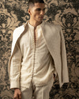 Ivory Prince Coat Set - indian garb men