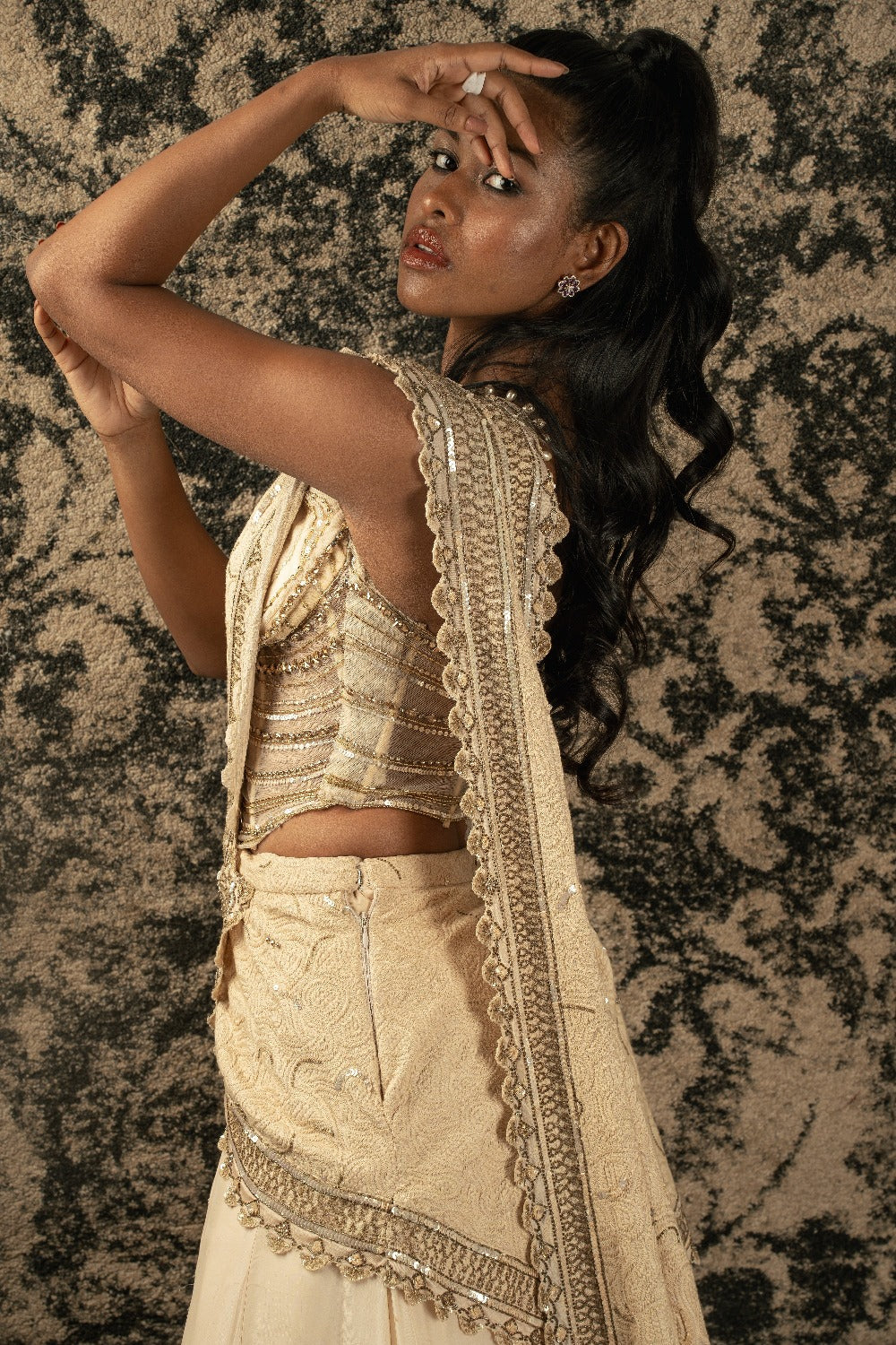 Light Gold Ready Saree - saris dresses