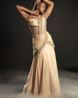 Light Gold Ready Saree - saris dresses