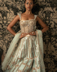 Mint Green Lehenga Set - lehenga