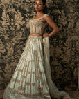 Mint Green Lehenga Set - lehenga