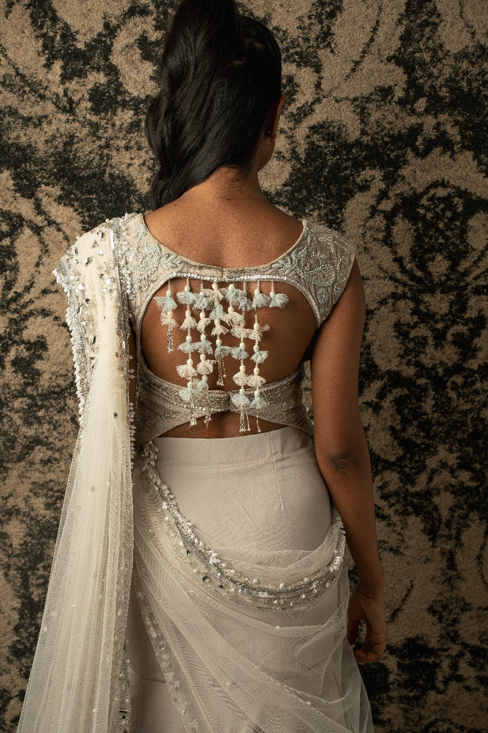 Chalk  Skirt Set - designer outfits for women