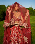 Red Lehenga Set