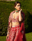 Red Lehenga Set