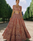 Mauve Lehenga Set