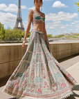 Turquoise Green Lehenga Set
