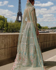 Turquoise Green Lehenga Set
