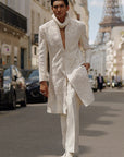 White Monotone Sherwani