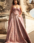 Lilac Raw Silk Lehenga Set