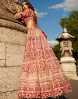Full Sleeve - Red Lehenga Set