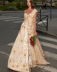Ivory Pre-Draped Dupatta Lehenga Set