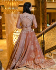 Hazel Brew Brown Lehenga Set