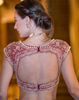 Plum Blossom Red Lehenga Set