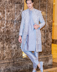 Platinum Prince Sherwani Set
