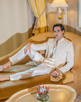 Ivory white Sherwani Set