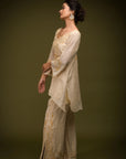 Ivory Beige Co Ord Set - indian attire Canada