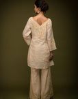 Ivory Beige Co Ord Set - indian attire Canada