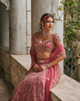 Dusk in Blossom Lehenga Set
