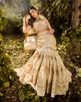 Dusty Ivory Lehenga Set