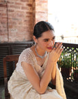 Gold Embroidered Saree - saree Canada