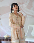 Ivory Beige Sharara Kurta Set - sharara kurti