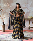 Georgette Lehenga and Banarasi Brocade Blouse Set - lehenga