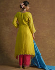 Multicolor Kurta and Palazzo Pants Set - kurta & palazzo set Australia