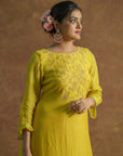 Multicolor Kurta and Palazzo Pants Set - kurta & palazzo set Australia