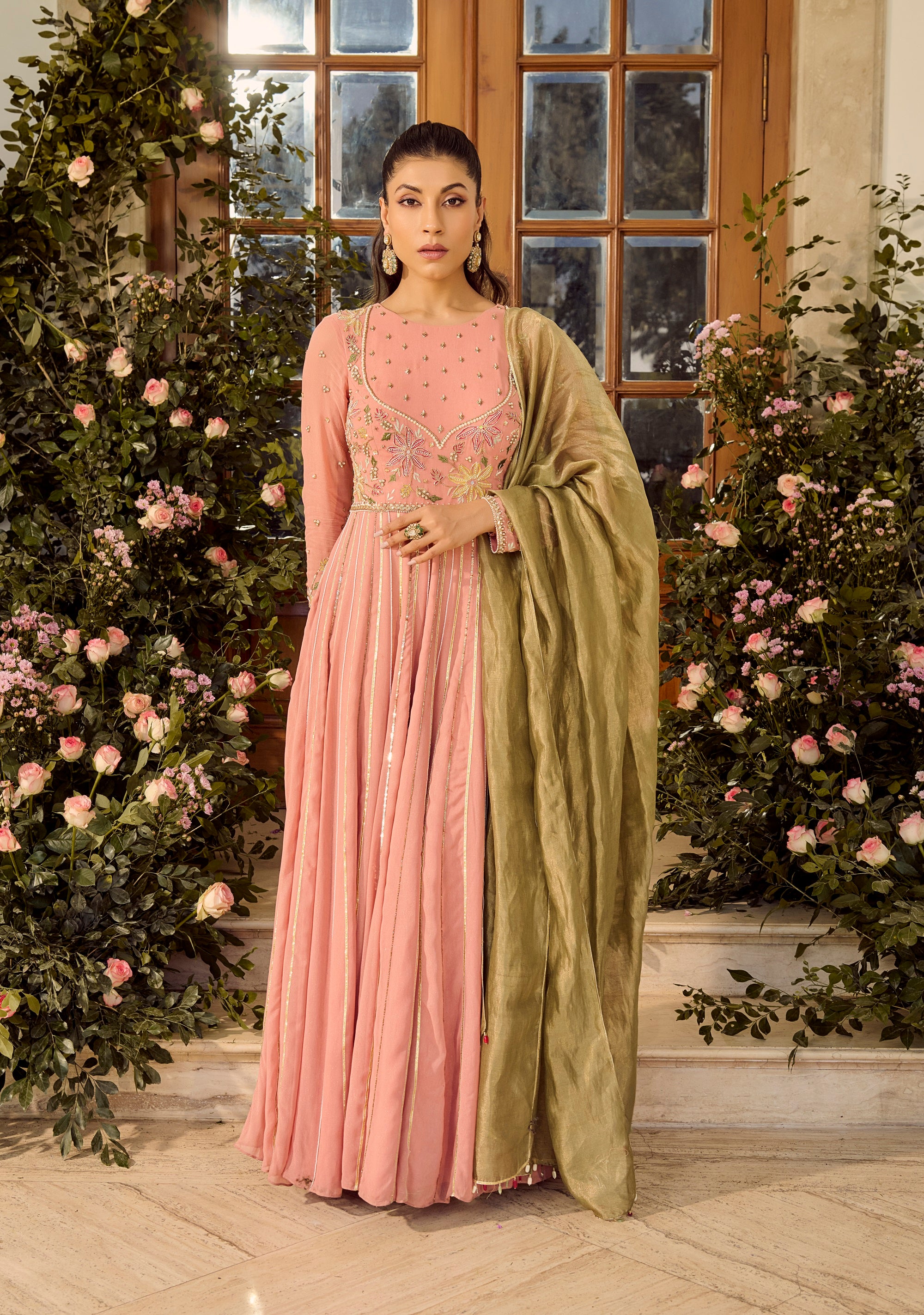 Fairy Pink Anarkali Set