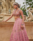 Flamingo Flounce Lehenga Set