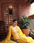 Mustard Embroidered Suit - indian attire New Zealand