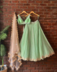 Green Gotta Work Lehenga Set