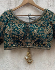 Green Sharmily Lehenga Set - green lehenga USA