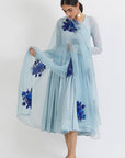 Gul Aradhana Anarkali with Organza Dupatta - anarkali dress New Zealand