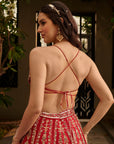 Hot Red Bridal Lehenga