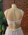 Mauve Gotta work Lehenga