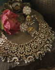 Gold Finish Royal Necklace Set
- kundan jewelry set
