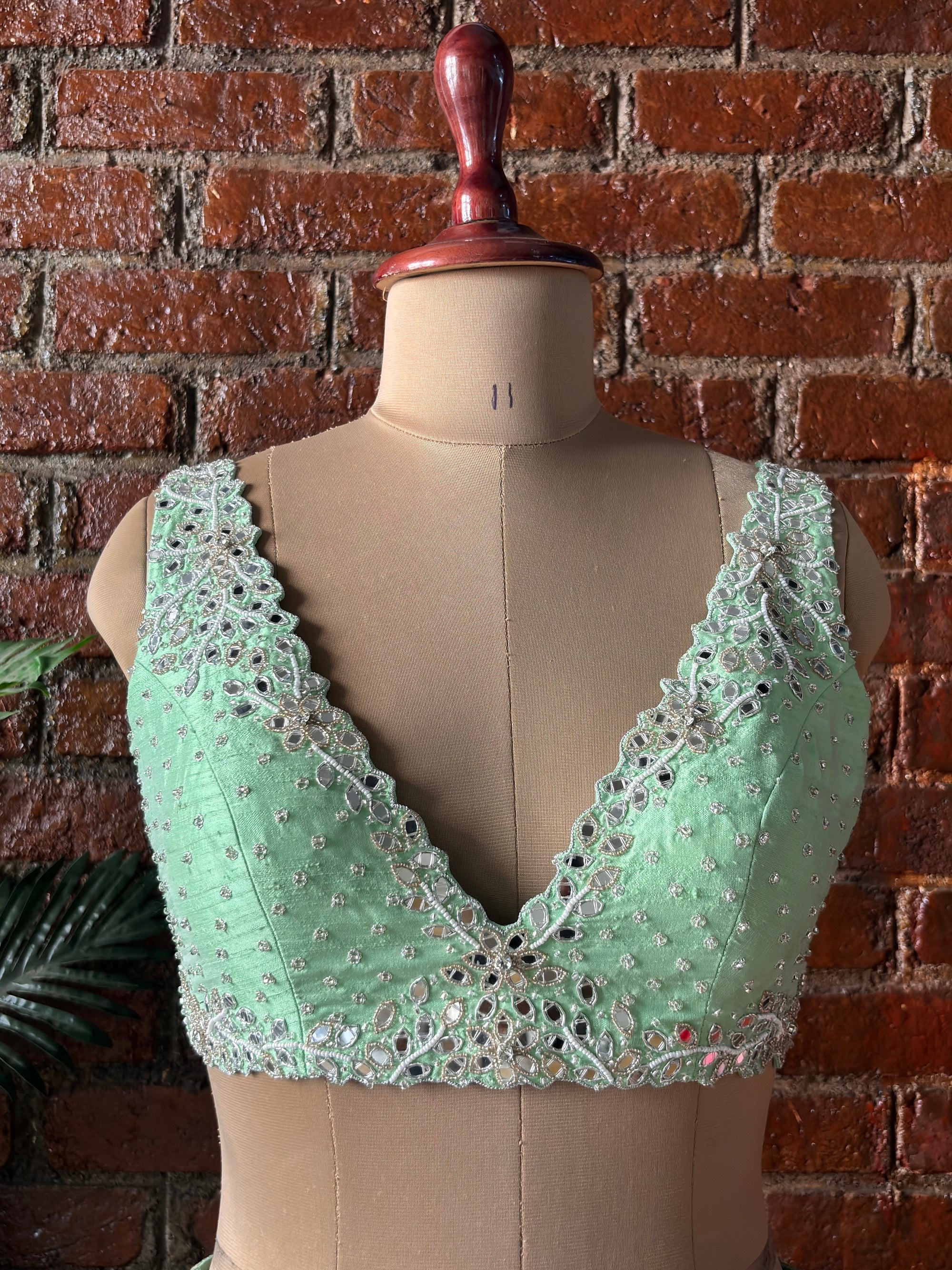 Green Gotta Work Lehenga Set