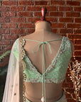 Green Gotta Work Lehenga Set