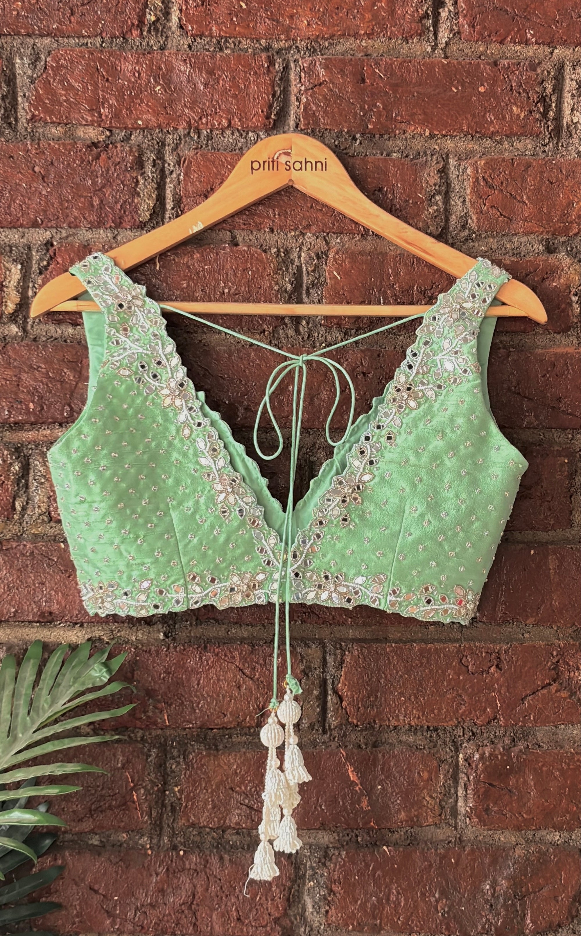 Green Gotta Work Lehenga Set