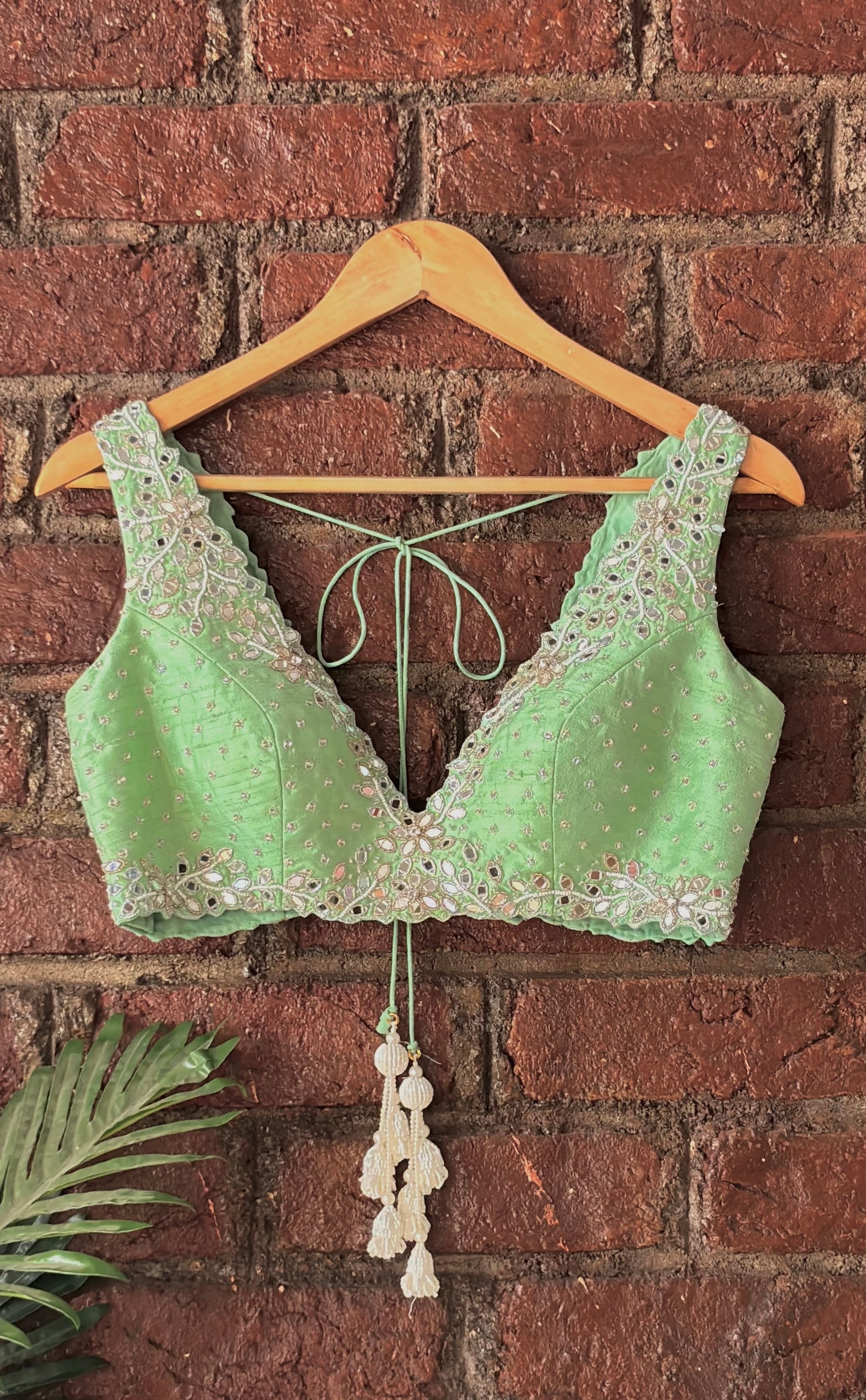 Green Gotta Work Lehenga Set